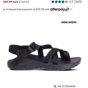 Chaco Black Sandals